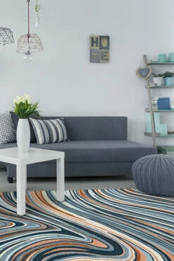 Discount 🧨 Ruggable Agate Arctic Blue Rug 🧨 -Area Rugs Sales Store Agate Arctic Blue C RC 0309 57 Washable Rug Coastal