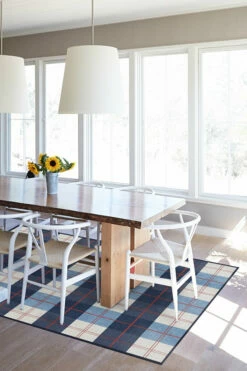 Hot Sale ❤️ Ruggable Buffalo Plaid Red & Blue Rug 👍 -Area Rugs Sales Store Buffalo Plaid RedBlue C RC 0520 57 Clean Washable Rug Square