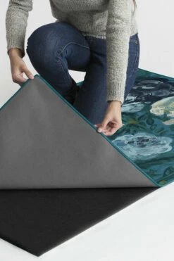 Best reviews of 💯 Ruggable Camellia Midnight Rug 😀 -Area Rugs Sales Store Camellia Midnight B RC 0599 57 Clean Washable Rug Pad copy 2