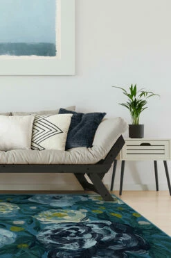 Best reviews of 💯 Ruggable Camellia Midnight Rug 😀 -Area Rugs Sales Store Camellia Midnight C RC 0599 57 Washable Rug Paint