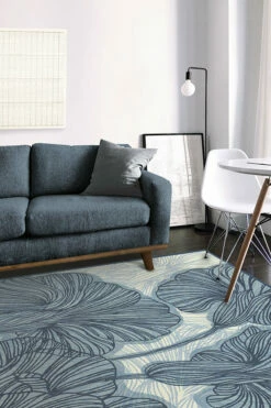 Budget ๐ Ruggable Carnation Lapis Rug โค๏ธ 11 Budget ๐ Ruggable Carnation Lapis Rug โค๏ธ -Area Rugs Sales Store Carnation Lapis C RC 0555 57 Clean Washable Rug Skyblue