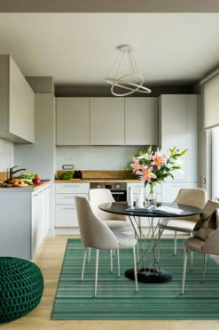 Cheap 🧨 Ruggable Coastal Linear Stripe Aqua Rug ✔️ -Area Rugs Sales Store Coastal Linear Striped Aqua C RC 0326 57 Washable Rug Ocean