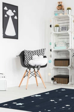 Best Sale 😉 Ruggable Constellation Navy Rug 👍 -Area Rugs Sales Store Constellation Navy C RC 0141 57 Washable Rug Kids