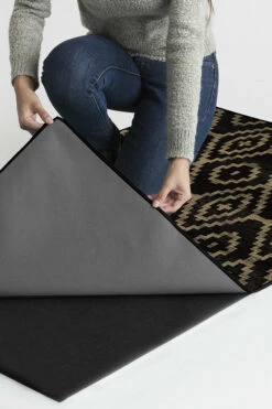 Coupon โจ Ruggable Diamond Trellis Black Rug ๐ 13 Coupon โจ Ruggable Diamond Trellis Black Rug ๐ -Area Rugs Sales Store Diamond Trellis Black B RC 0268 57 Clean Washable Rug Pad