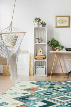 Coupon 🧨 Ruggable Esra Teal Rug 😉 -Area Rugs Sales Store EsraTeal C RC 0370 57 Washable Rug Moroccan