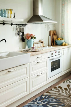 Buy 🥰 Ruggable Genevieve Floral Natural Rug 🎁 -Area Rugs Sales Store Genevieve Floral Natural C RC 0182 27 Washable Rug Shabby Chic