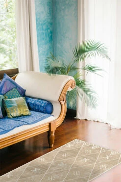 Best Pirce ❤️ Ruggable Kavi Diamond Rose Gold Rug 🎉 -Area Rugs Sales Store KaviDiamondRosegold C RC 0345 27 Washable Rug Moroccan