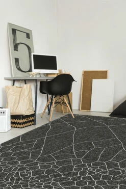 Hot Sale 🔥 Ruggable Kella Black Rug ✨ 11 Hot Sale 🔥 Ruggable Kella Black Rug ✨ -Area Rugs Sales Store KellaBlack C RC 0330 57 Clean Washable Rug Pad Moroccan