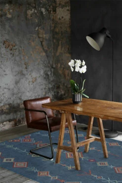 New 🎉 Ruggable Kenza Ocean Blue Rug ⌛ -Area Rugs Sales Store KenzaOceanBlue C RC 0357 57 Washable Rug Moroccan