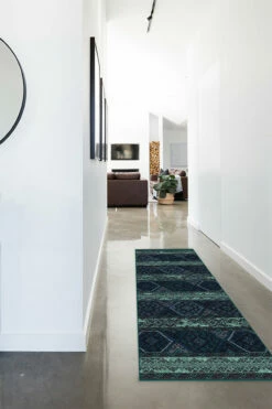 Wholesale 🎉 Ruggable Lunara Geo Sapphire Rug 🔔 -Area Rugs Sales Store LunaraGeoSapphire C RC 0368 27 Washable Rug Moroccan