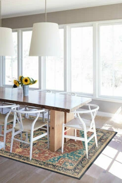 Outlet 💯 Ruggable Maral Heriz Burgundy Rug 🧨 -Area Rugs Sales Store Maral Heriz Burgundy C RC 0382 57 Clean Washable Rug border