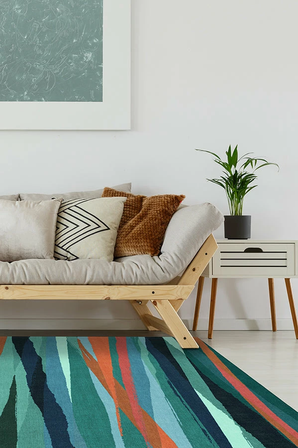 Wholesale ๐ Ruggable Sale Meridian Turquoise Rug โจ 4 Wholesale ๐ Ruggable Sale Meridian Turquoise Rug โจ - Image 4