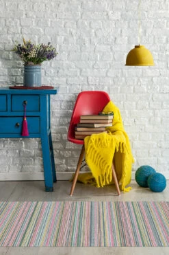 Discount 😍 Ruggable Multi Stripe Polychrome Rug 😉 -Area Rugs Sales Store Multi Stripe Polychrome C RC 0215 27 Washable Rug Artsy