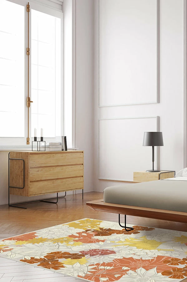 Outlet ✨ Ruggable Nani Orange Cream Rug 🎁 4 Outlet ✨ Ruggable Nani Orange Cream Rug 🎁 - Image 4