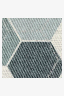 Best deal 🤩 Ruggable Prisma Slate Blue Rug 🛒 -Area Rugs Sales Store Prisma SlateBlue D RC 0542 10 Clean Washable Rug Pad 2