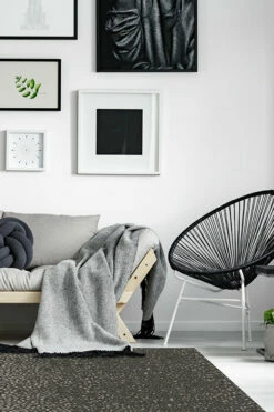 Best Pirce 🥰 Ruggable Shagreen Charcoal Rug 💯 -Area Rugs Sales Store Shagreen Charcoal C RC 0304 57 Washable Rug Gravel