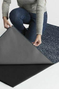 Flash Sale 🧨 Ruggable Shagreen Navy Rug ⭐ 13 Flash Sale 🧨 Ruggable Shagreen Navy Rug ⭐ -Area Rugs Sales Store Shagreen Navy B RC 0303 57 Clean Washable Rug Pad
