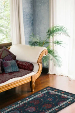 Outlet ⌛ Ruggable Sibel Sapphire Rug 😀 -Area Rugs Sales Store SibelSapphire C RC 0365 27 Washable Rug Moroccan