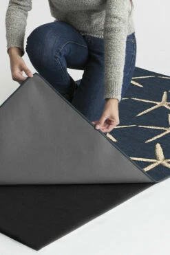Cheap ✨ Ruggable Sale Starfish Navy Rug ✔️ -Area Rugs Sales Store Starfish Navy B RC 0318 57 Clean Washable Rug Pad 3