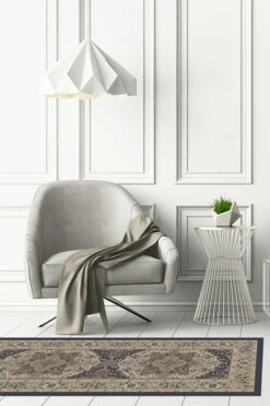 Cheap ✔️ Ruggable Vintage Heriz Ivory Blue Rug 🔔 -Area Rugs Sales Store VintageHeriz IvoryBlue C RC 0500 27 Washable Rug Persian