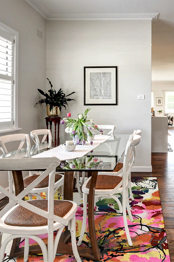 Budget ๐ Ruggable Watercolor Floral Multicolor Rug ๐ 4 Budget ๐ Ruggable Watercolor Floral Multicolor Rug ๐ - Image 4