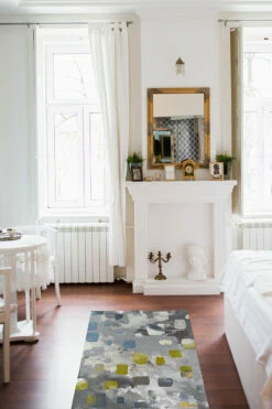 Deals 👏 Ruggable Watercolor Paintwork Grey Rug 🎁 -Area Rugs Sales Store Watercolor Paintwork Grey C RC 0201 27 Washable Rug Blue cf13eae9 847e 4c16 ab29 62bd8358a431