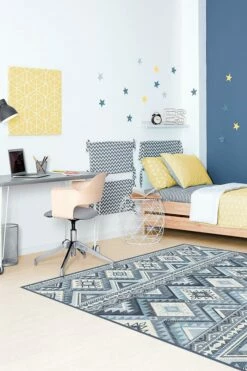 Outlet ❤️ Ruggable Adobe Blue Rug ✔️ 11 Outlet ❤️ Ruggable Adobe Blue Rug ✔️ -Area Rugs Sales Store adobe blue C RC 0645 57