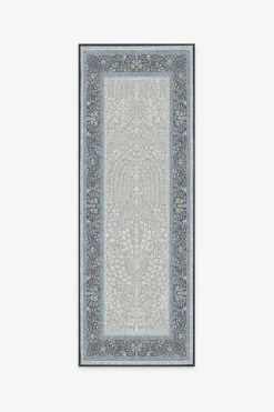 Promo 🌟 Ruggable Afshan Steel Blue Rug ❤️ -Area Rugs Sales Store afshan steel blue A RC 0508 27 V2