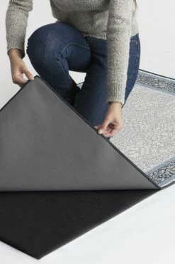 Promo 🌟 Ruggable Afshan Steel Blue Rug ❤️ -Area Rugs Sales Store afshan steel blue B RC 0508 27