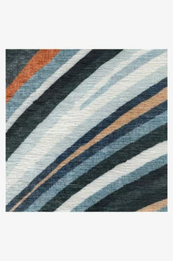 Discount 🧨 Ruggable Agate Arctic Blue Rug 🧨 -Area Rugs Sales Store agate arctic blue D RC 0309 27