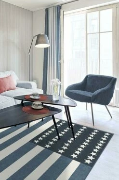 Promo 👍 Ruggable American Flag Blue Rug ❤️ -Area Rugs Sales Store american flag blue C RC 0746 57