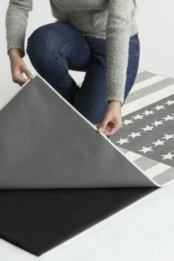 Top 10 😀 Ruggable American Flag Grey Rug 🤩 -Area Rugs Sales Store american flag grey B RC 0745 27