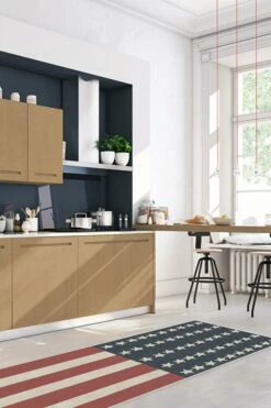 Deals 💯 Ruggable American Flag Red Rug 🧨 -Area Rugs Sales Store american flag red C RC 0744 27