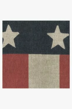 Deals 💯 Ruggable American Flag Red Rug 🧨 -Area Rugs Sales Store american flag red D RC 0744 57