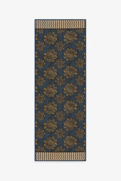Promo 🔥 Ruggable Anna Sui Retromania Daisy Golden Azure Rug 🎉 -Area Rugs Sales Store anna sui retromania daisy golden azure B RC AS002 27
