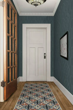 Cheap 😉 Ruggable Anna Sui Sullivan Navy Rug 🎉 -Area Rugs Sales Store anna sui sullivan navy C RC AS007 27