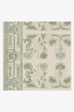 Buy ❤️ Ruggable Anna Sui Vintage Rose Art Nouveau Sagebrush Rug 🔥 -Area Rugs Sales Store anna sui vintage rose art nouveau sagebrush D RC AS005 27