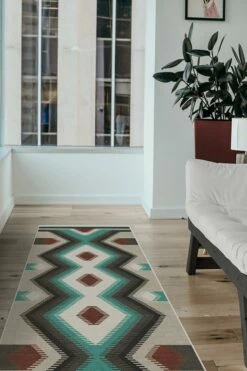 Brand new 🧨 Ruggable Anza Turquoise Rug 😍 -Area Rugs Sales Store anza turquoise C RC 0716 27