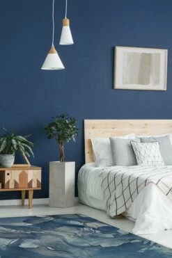 Promo 🥰 Ruggable Aurora Space Blue Rug ⌛ -Area Rugs Sales Store aurora space blue C RC MO008 57