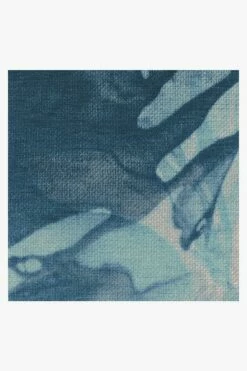 Promo 🥰 Ruggable Aurora Space Blue Rug ⌛ -Area Rugs Sales Store aurora space blue D RC MO008 57