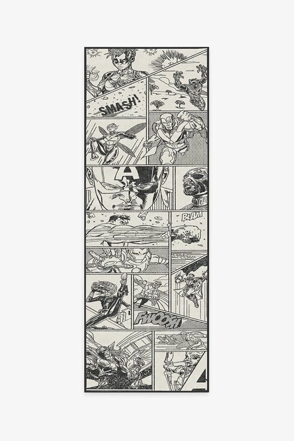 Best Pirce ⭐ Ruggable Avengers Assemble Ink Black Rug ✔️ 6 Best Pirce ⭐ Ruggable Avengers Assemble Ink Black Rug ✔️ - Image 6