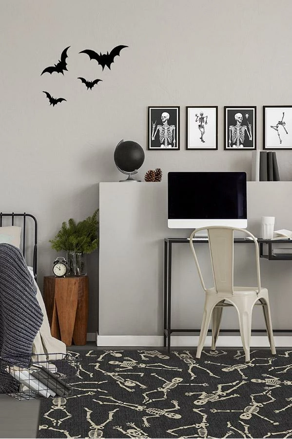 Best Pirce โ Ruggable Bone Dance Black Rug ๐งจ 4 Best Pirce โ Ruggable Bone Dance Black Rug ๐งจ - Image 4