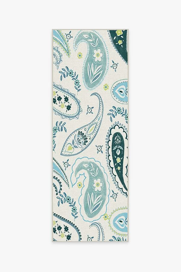 Cheap 😉 Ruggable Boteh Blue Rug 🎉 5 Cheap 😉 Ruggable Boteh Blue Rug 🎉 - Image 5