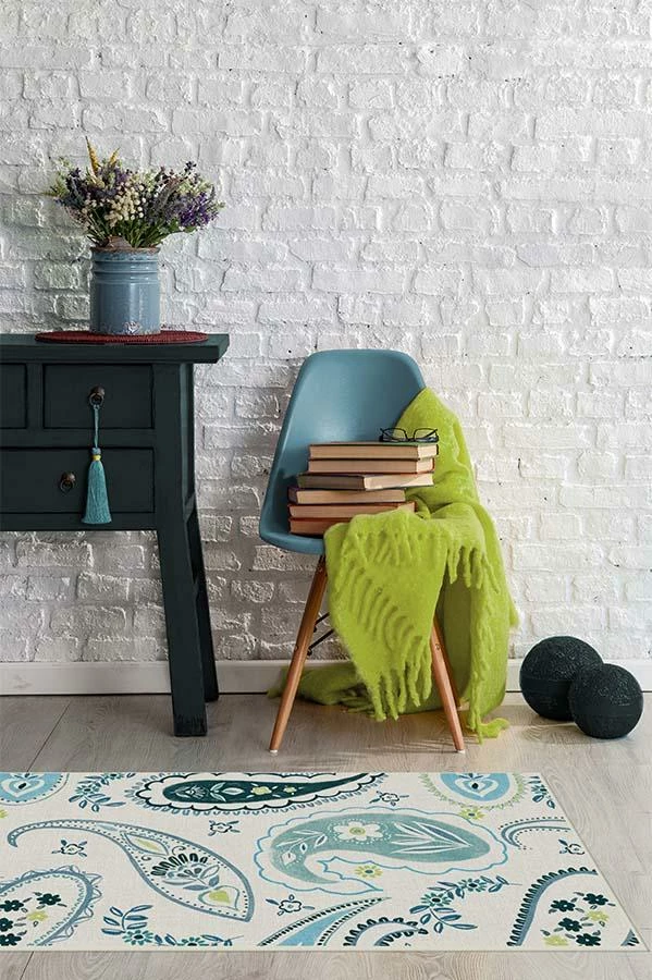 Cheap 😉 Ruggable Boteh Blue Rug 🎉 8 Cheap 😉 Ruggable Boteh Blue Rug 🎉 - Image 8