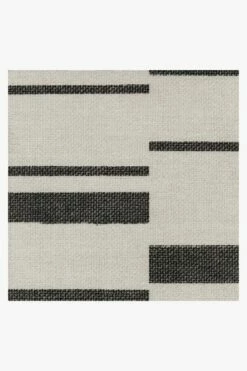 Flash Sale 🎉 Ruggable Broken Stripe Black Rug ✨ -Area Rugs Sales Store broken stripe black D RC 0628 27