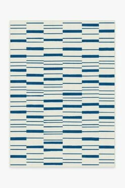 Cheap โค๏ธ Ruggable Broken Stripe Indigo Rug ๐