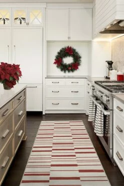 Cheapest 🥰 Ruggable Broken Stripe Red Rug ✨ -Area Rugs Sales Store broken stripe red C RC XM003 27