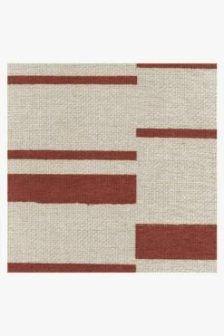 Cheapest 🥰 Ruggable Broken Stripe Red Rug ✨ -Area Rugs Sales Store broken stripe red D RC XM003 57