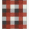 Budget ⌛ Ruggable Buffalo Plaid Black & Red Rug ❤️