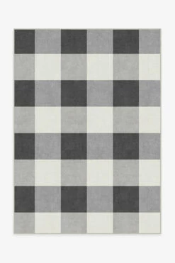 Deals ✨ Ruggable Buffalo Plaid Black & White Rug 😍